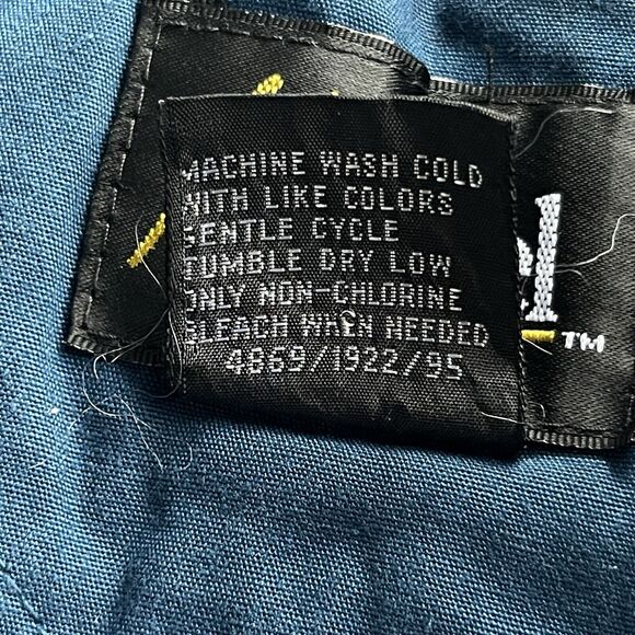 Vintage Mariel Winter Jacket Womens Small Full Zip Cinch Waist Outdoor Blue - Picture 6 of 10